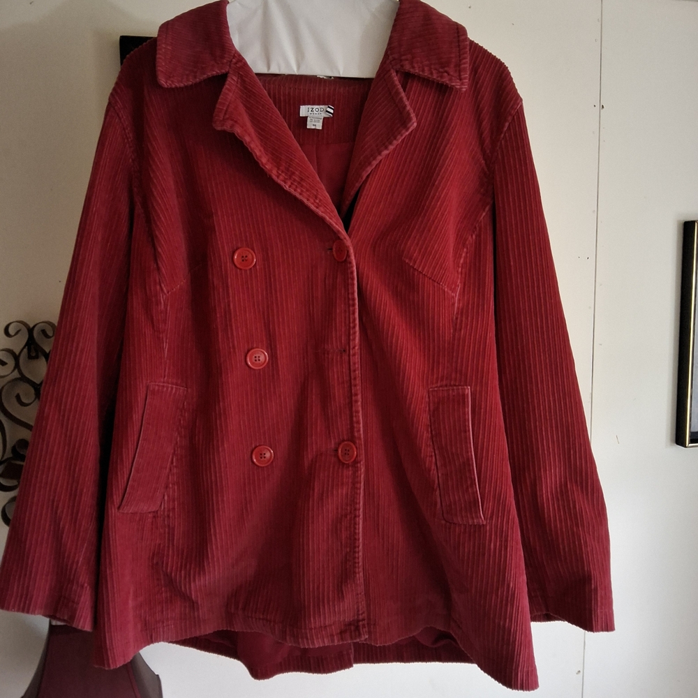 Blair Red Blazer Classic Wool Blend
